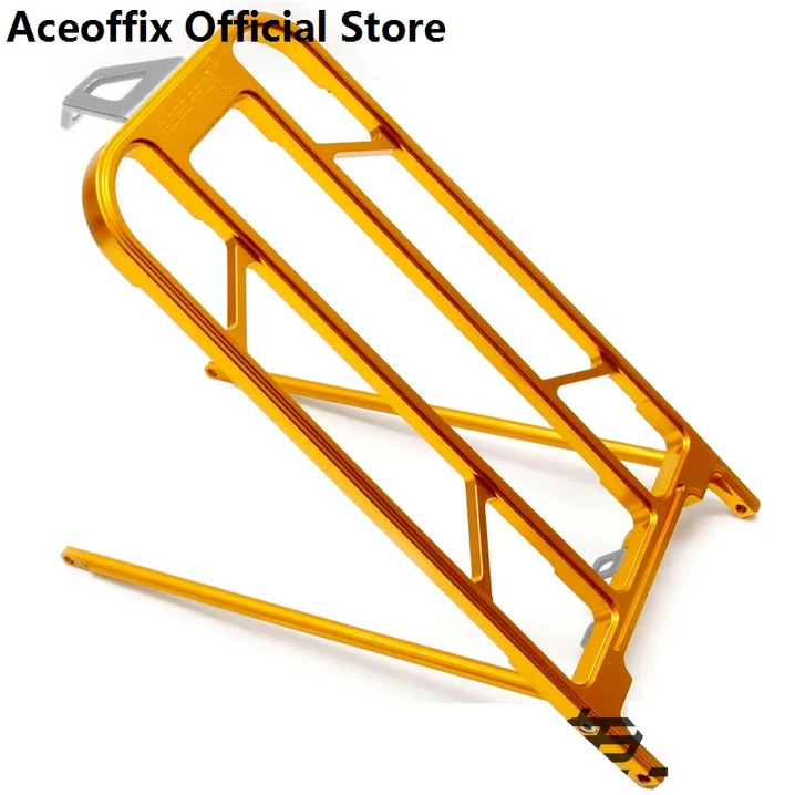 자전거정비접이식 자전거 액세서리용 Aceoffix CNC SR01 리어 랙 브롬톤 A C P 라인용 초경량 알루미늄 합