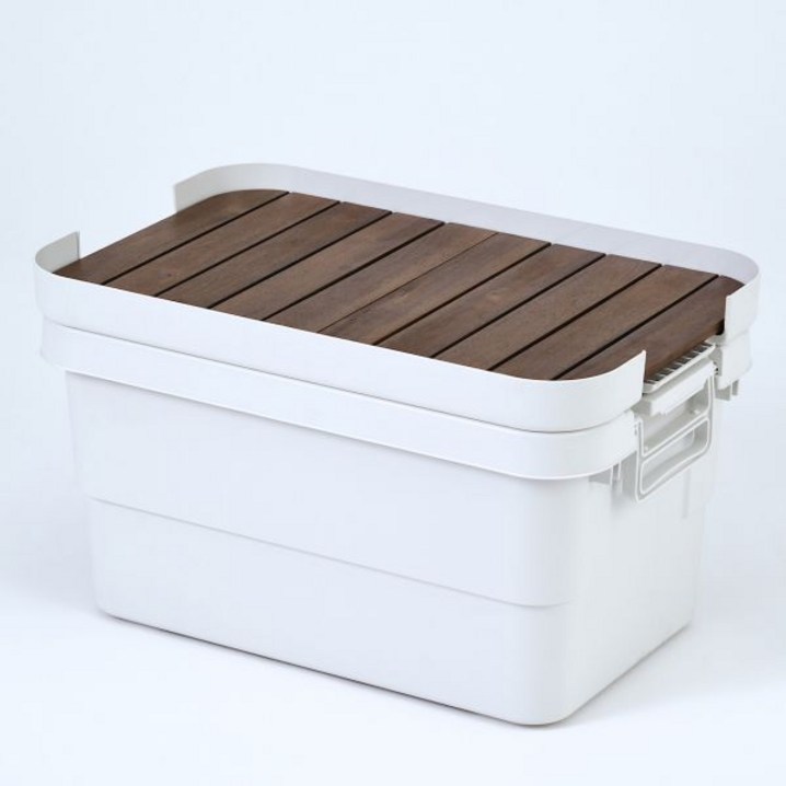 무인양품 아카시아 튼튼한 수납 박스 · L용 상판