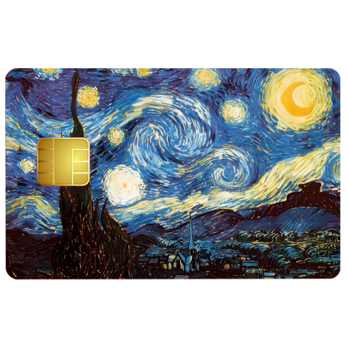 세기의 명화 카드스티커 유명화가의 그림이 내카드가 된다