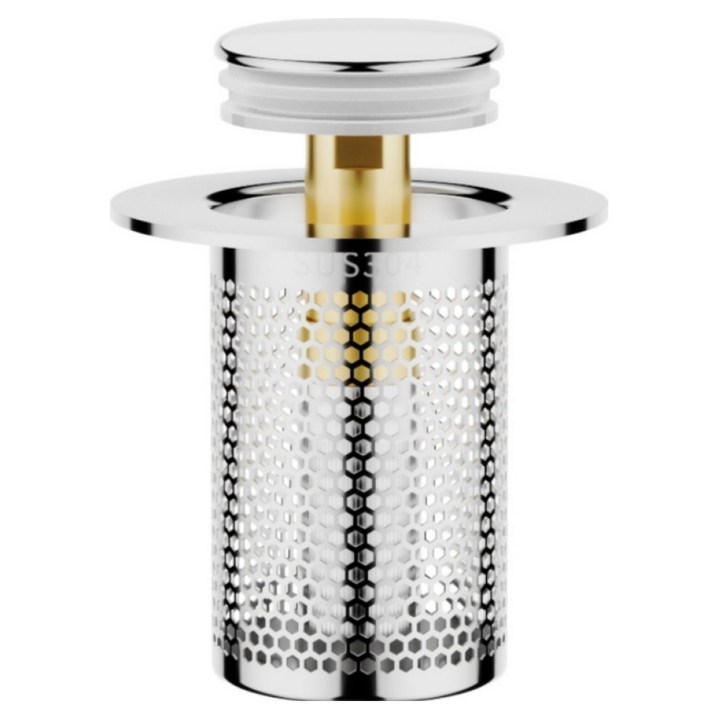 온트리 터치식 스텐304 세면대 거름망