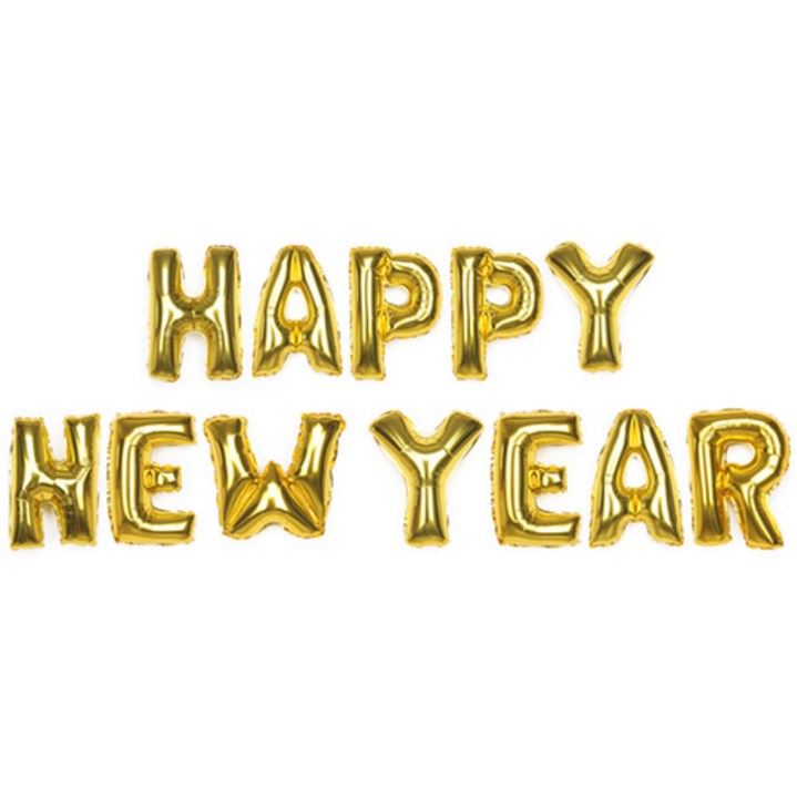 파티해 알파벳 은박 풍선 세트 HAPPY NEWYEAR