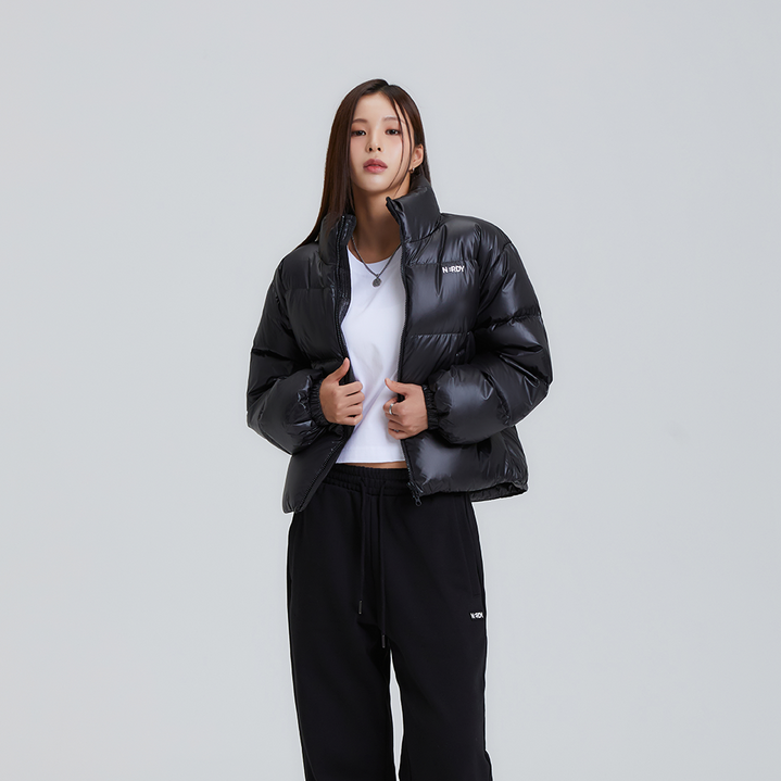 널디 여성용 우먼스 에센셜 글로시 다운 자켓