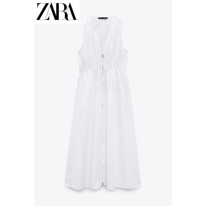 ZARA  자라 지퍼원피스 웨이스트