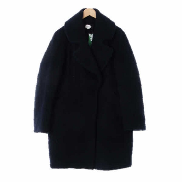 듀엘 네이비라마혼방 루즈핏모직롱코트 8594160