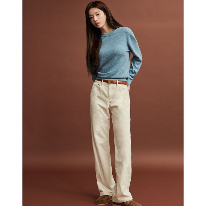 지오다노 여자 코듀로이 스트레이트 팬츠 5컬러 415912