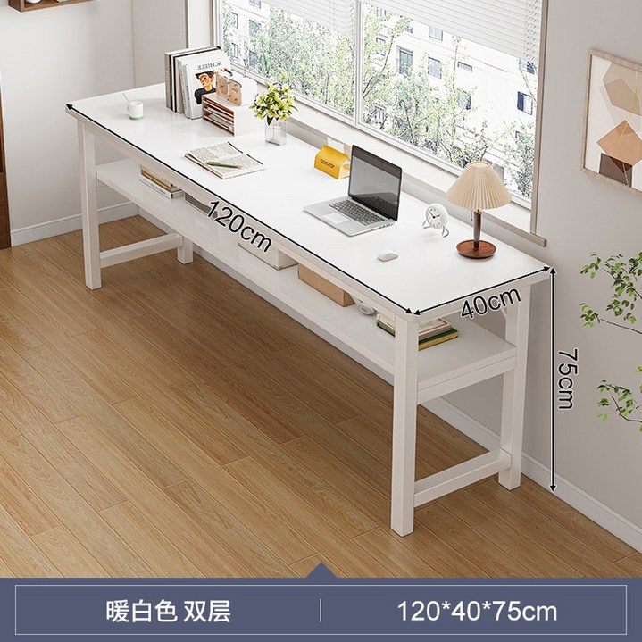 창가테이블 좁고 긴 책상 폭좁은 슬림 선반 카페 탁자