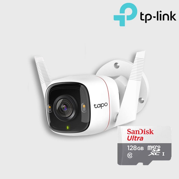 티피링크 Tapo C320WS 홈CCTV + Micro SD 카드 128GB
