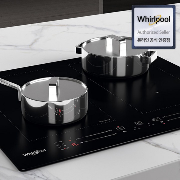 월풀 프리미엄 스마트 듀얼 4구 인덕션 WLS1360NE