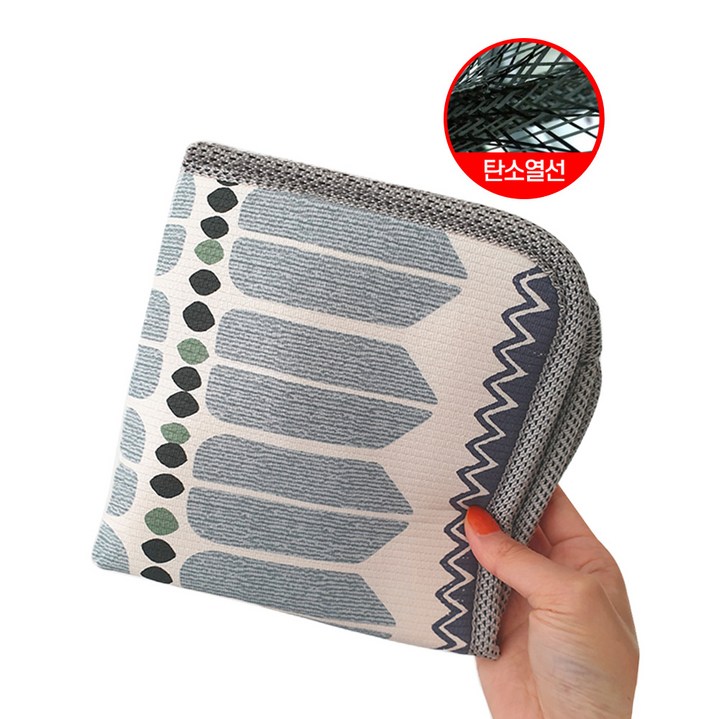 캠프365 휴대용 USB 온열 탄소 방석 1인용 전기 매트 패드 카본방석