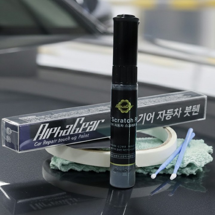 알파기어 뉴 SM5 붓펜 EEC GXA 블랙메탈릭 카 페인트 차량용 자동차 셀프 도색 기스제거, 뉴 SM5 EEC GXA+사은품, 1개