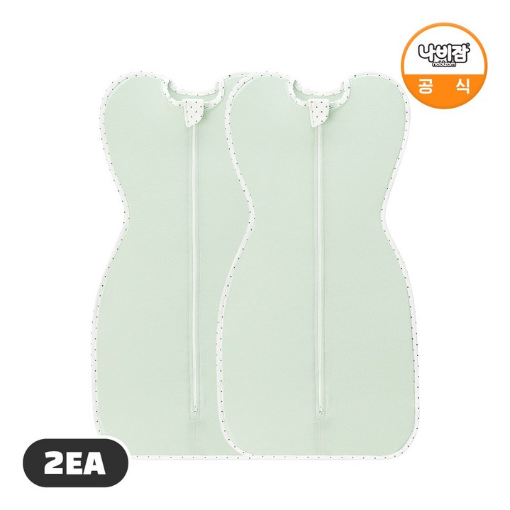 나비잠 속싸개 1EA (면)민트(M)