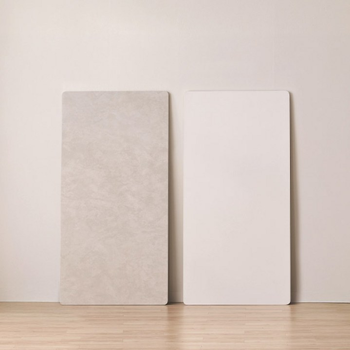 (할인쿠폰) 스칸디아 손쉬운 교체 화이트 포세린 12T 통세라믹 식탁 테이블 상판 교체용 1400 1600 1800