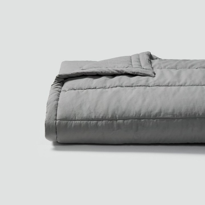 JAJU 코튼 워싱 피그먼트 차렵이불SS그레이 J60N902146681 213364