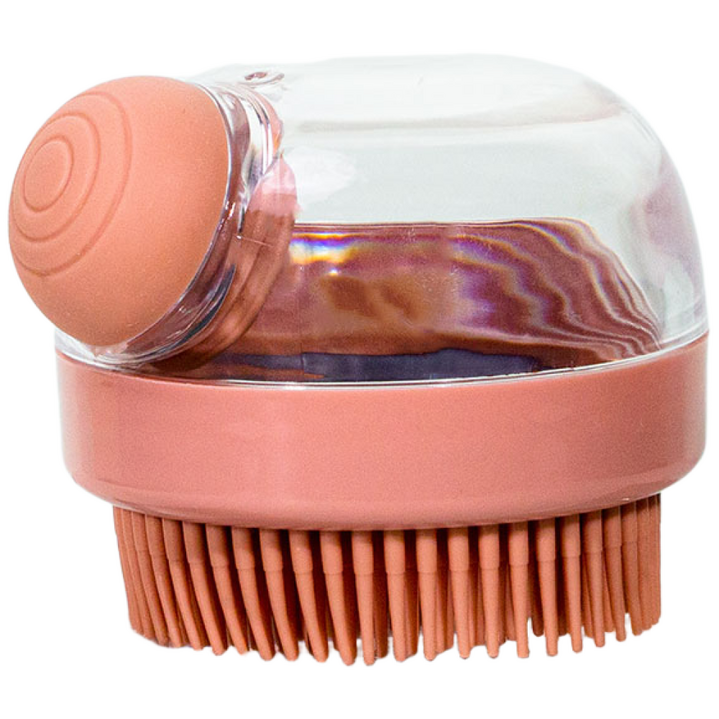 반려동물 샤워 샹품 브러쉬, 핑크, 1개