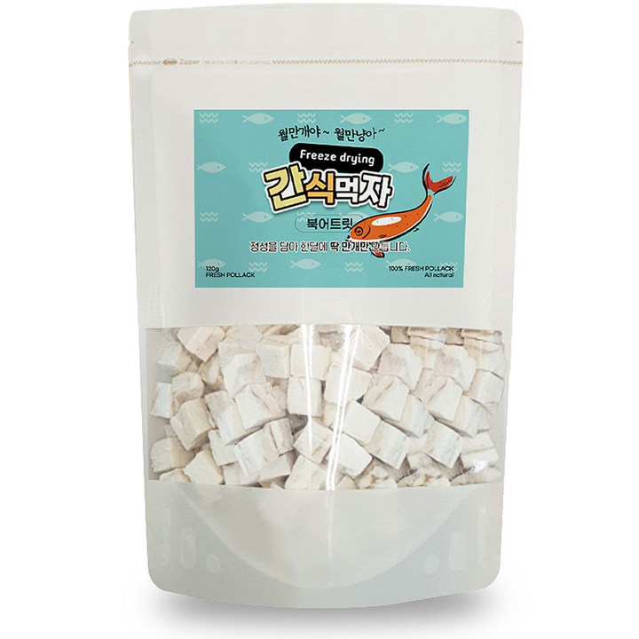 간식먹자 북어트릿 동결건조간식, 북어, 1개, 120g