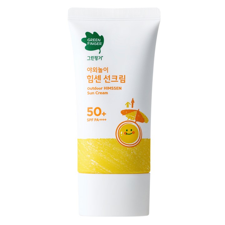 그린핑거 야외놀이 힘센 유아 선크림 SPF50 PA