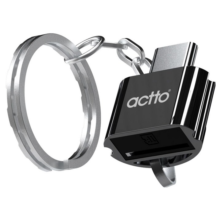 엑토 C타입 OTG 미니 TF 카드리더기 2TB, CRD-45, 혼합색상, 1개