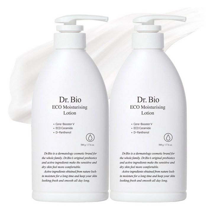 닥터바이오 에코 모이스춰라이징 로션, 500g, 2개