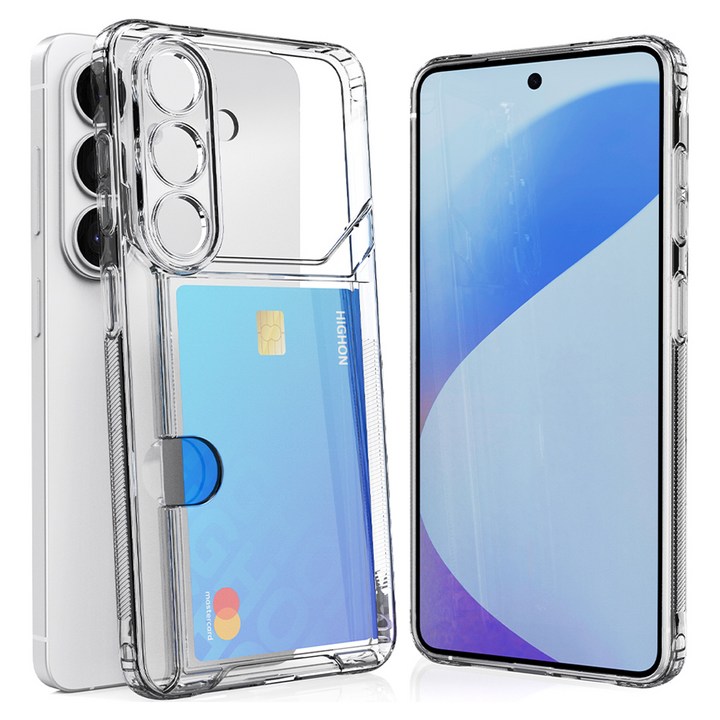 하이온 글로우커버 카드수납 젤리 휴대폰 케이스