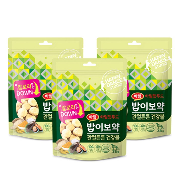 하림펫푸드밥이보약 강아지 관절튼튼 건강볼
