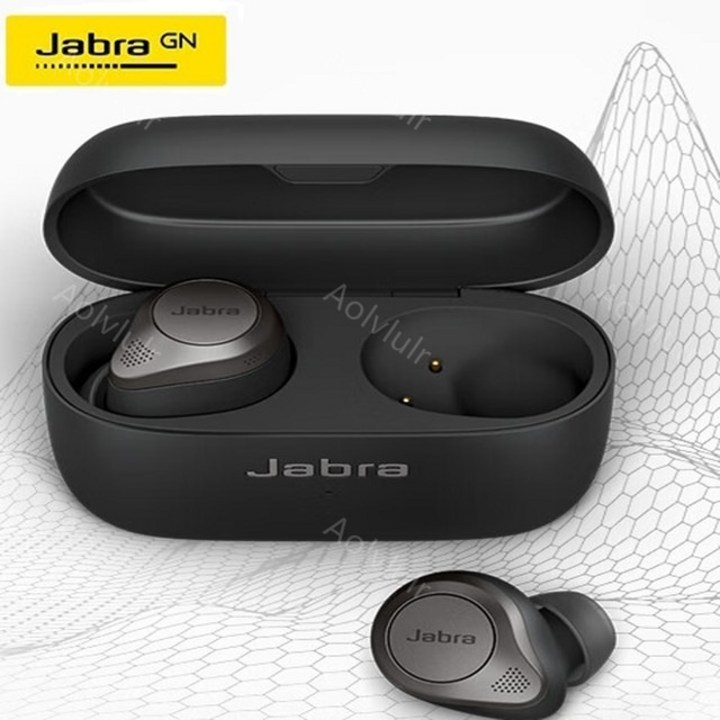 신상 100 Jabra Elite 85t 진정한 무선 블루투스 헤드셋 스포츠 음악 게임