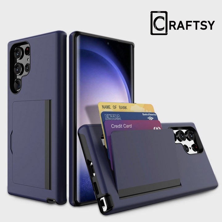 Craftsy 삼성 S21S22S23S24S25 시리즈 폰케이스 카드지갑 3장수납 케이스 Craftsy 삼성 S21S22S23S24S25 시리즈 폰케이스 카드지갑 3장수납 케이스