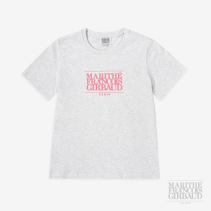 [마리떼 프랑소와 저버] W CLASSIC LOGO TEE (WGRAYPK)