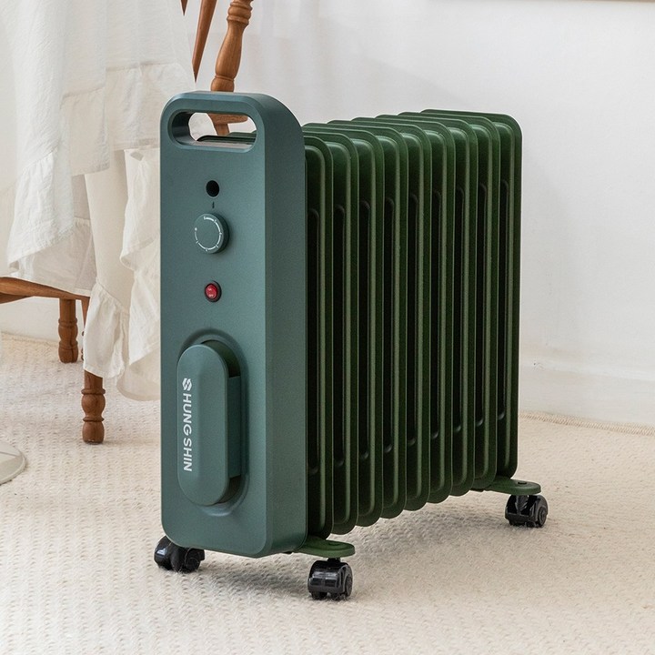 국산 흥신 오르씨 가정용 라디에이터 절전형 전기난로 업소용 사무실 난방기 그린