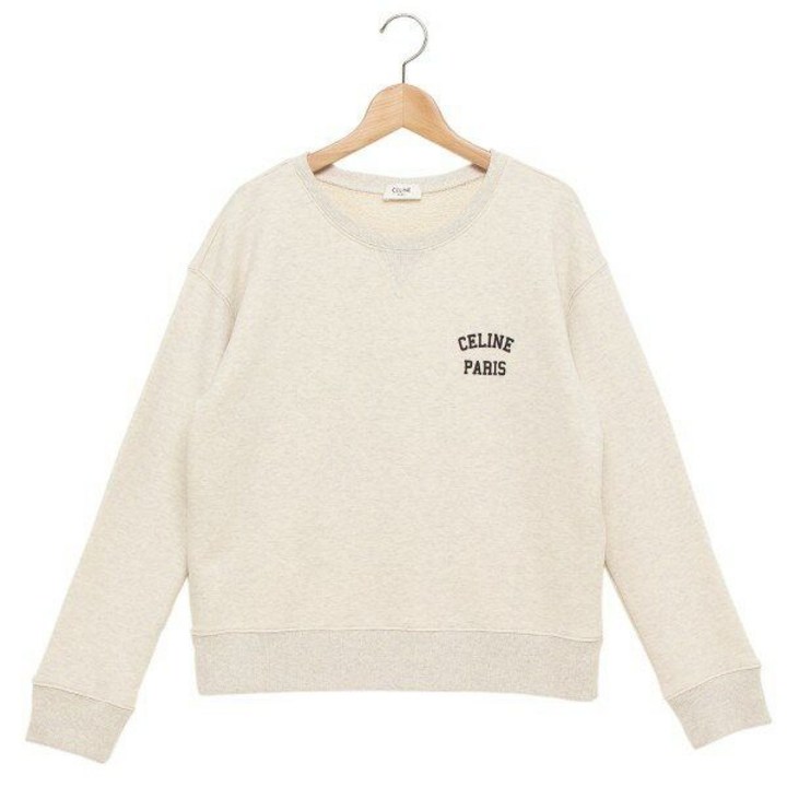 CELINE 셀린느 24 PARIS LOOSE SWEATSHIRT IN COTTON FLEECE 2Y31F765N 01CB 코튼 플리스 파리 루즈 맨투맨