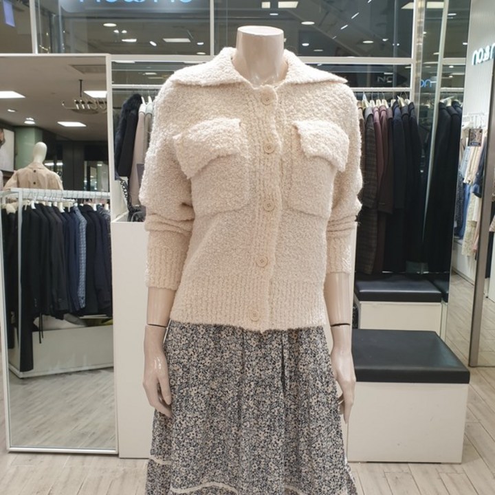 온앤온  플랩 포켓 알파카 가디건 NJK2WDA370