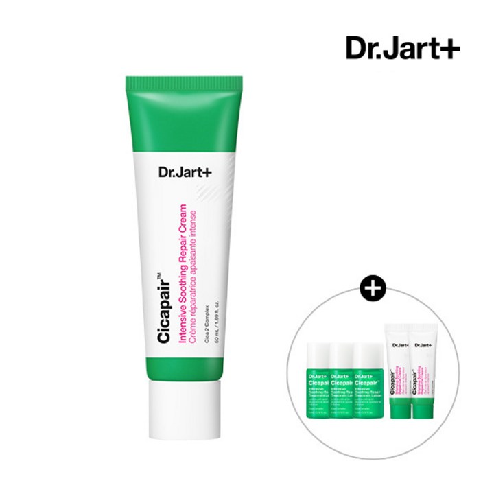 닥터자르트 시카페어 인텐시브 수딩 리페어 크림 50ml 젤크림 7ml로션 5ml3 증정