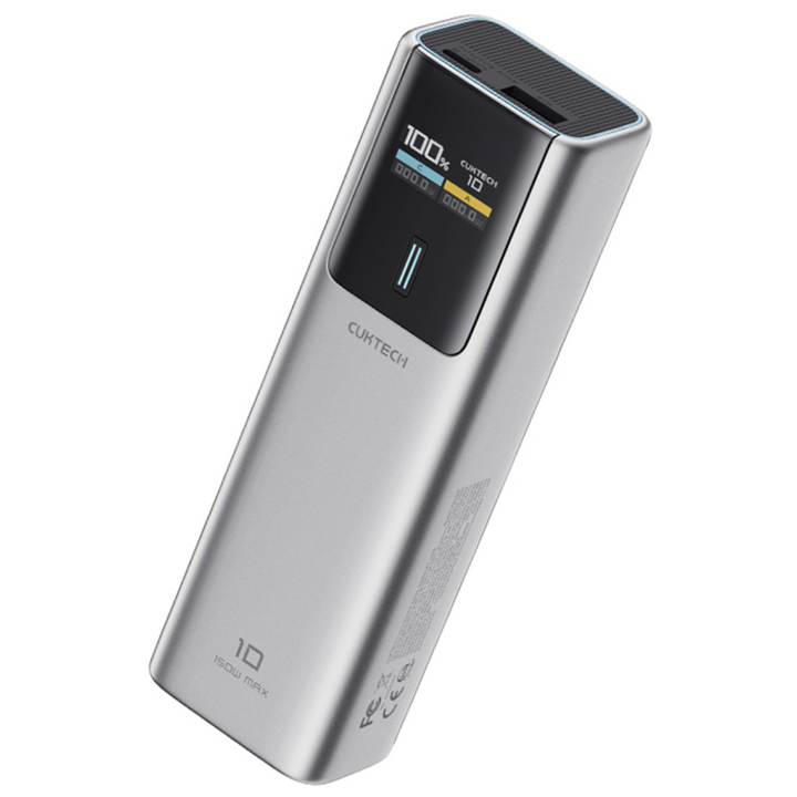 쿡테크 10 파워뱅크 10000mAh 150W 고속 충전 맥북 프로 100W MAX 노트북 보조배터리/ C타입 삼성 45W 보조배터리/여행용 기내반입/18개월 무상 A/S, PB100P, 그레이