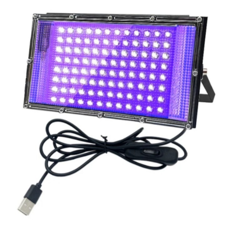 블랙라이트 고출력 UV램프 LED 조명 공연 형광 야광 식물재배 파티 네일 레진공예, 10개, 단일