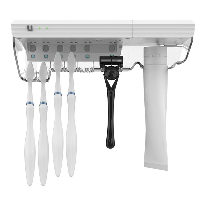 유토렉스 스위칭 빌트인 칫솔 살균기 URT143CHW, URT143CHW, 화이트