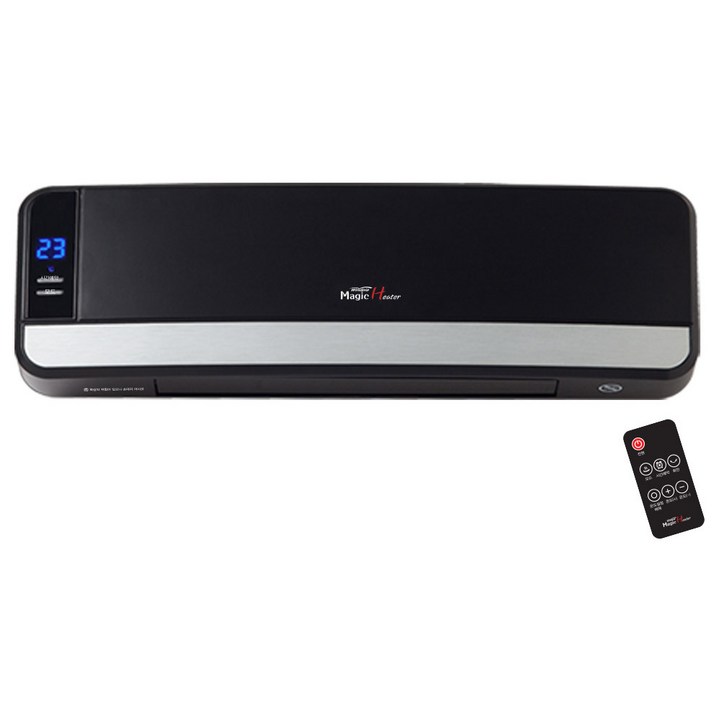 윈드피아 벽걸이 블랙 온풍기 WINDPIA1208