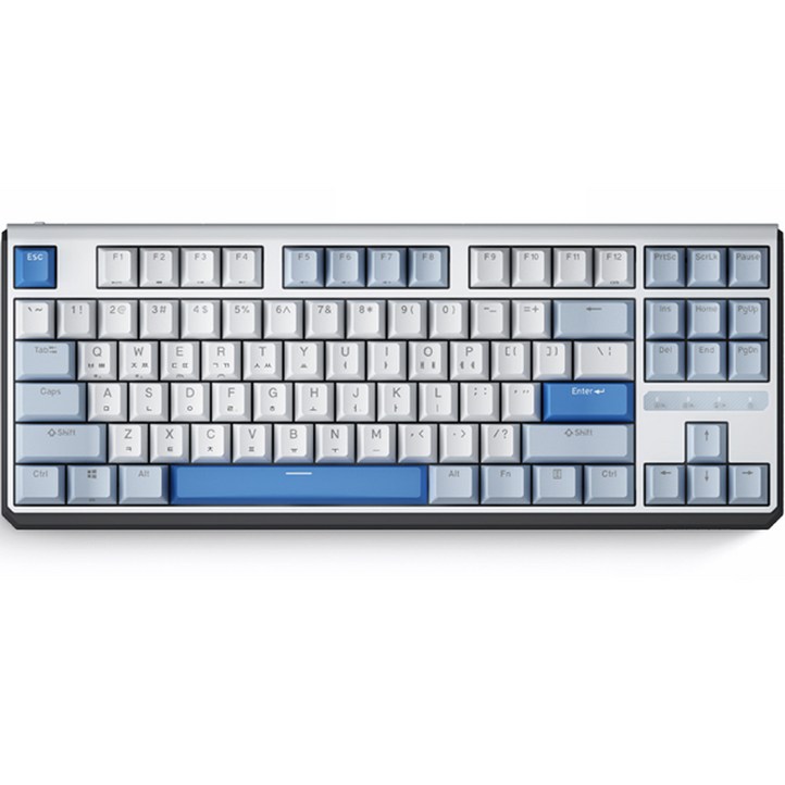 듀가드 블루투스 유무선겸용 텐키리스 핫스왑 키보드, 에코적축, K620W, 적축