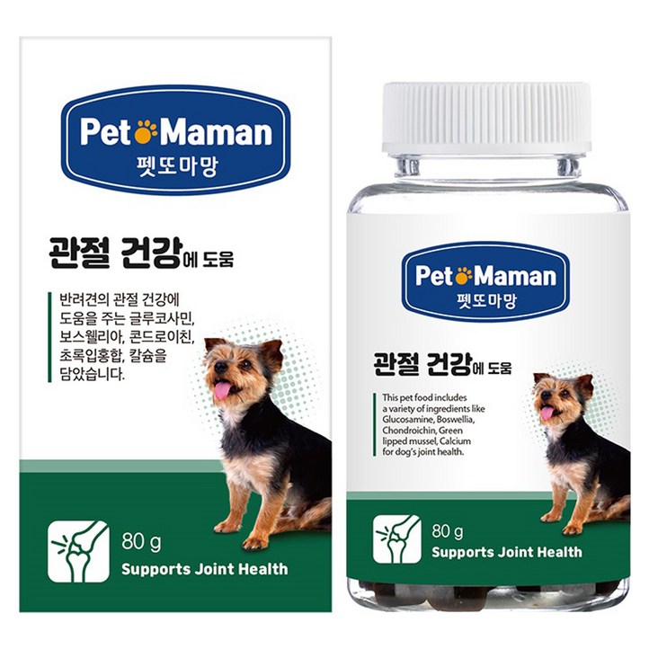 펫또마망 강아지 관절 건강에 도움 영양제