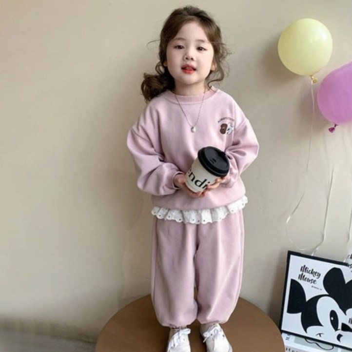 Arbe 뽀삐 상의 + 하의 세트