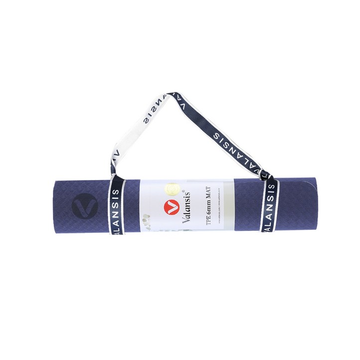 밸런시스 TPE 매트 매트스트랩, 인디고블루, 1개 밸런시스 TPE 매트 매트스트랩, 인디고블루, 1개