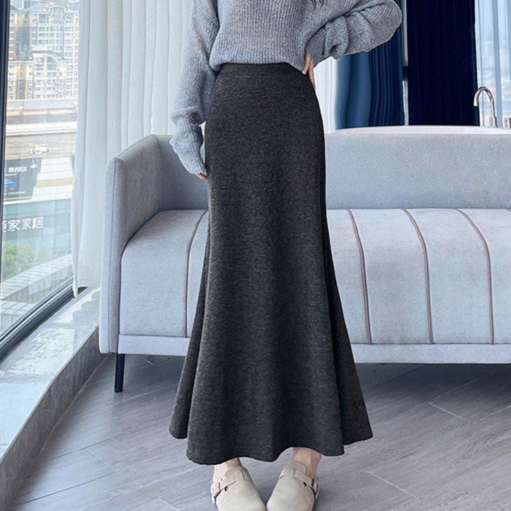 루나걸 여성용 뮬랑크트 머메이드 스커트 L25WSK091603