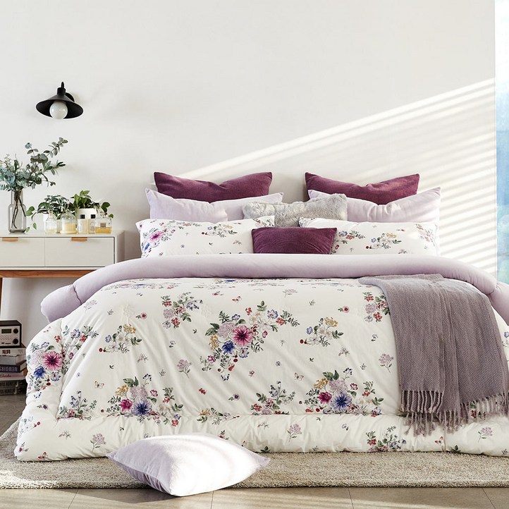 박홍근홈패션 드림 벨로아 차렵이불 패드 베개커버 세트