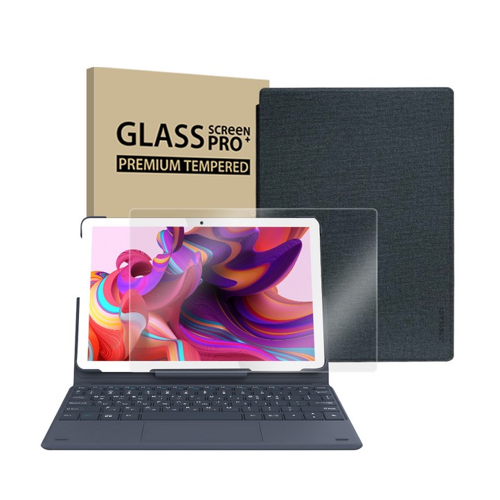 APEX 2IN1 태블릿PC U10 PRO PLUS  도킹키보드  강화유리  태블릿PC 케이스 세트