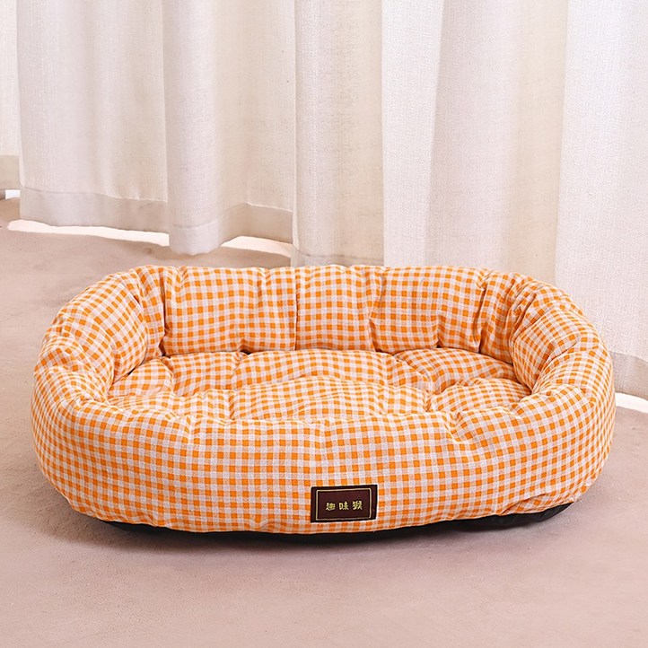 사계절용 만능 강아지 켄넬, 새끼 고양이용 소프트 그리고 개와 고양이를 위한 봄가을용 수면 패드