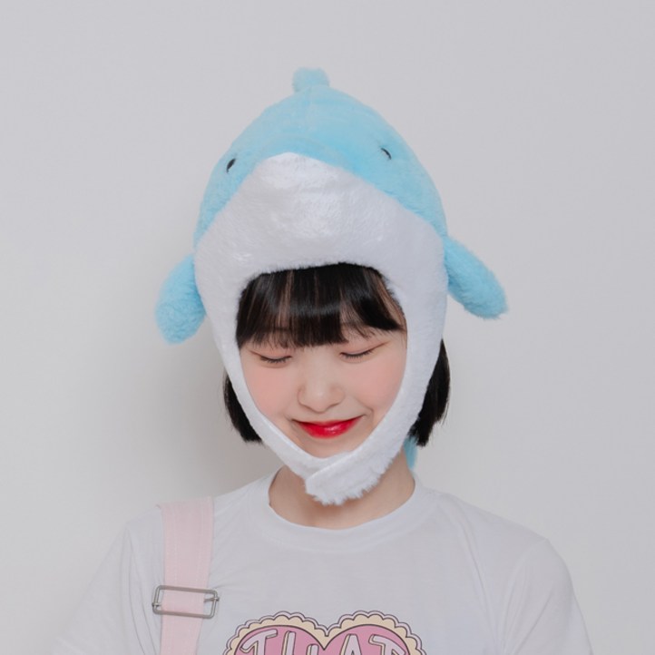 말랑마쥬 인생네컷 동물 캐릭터 모자 할로윈 파티 소품