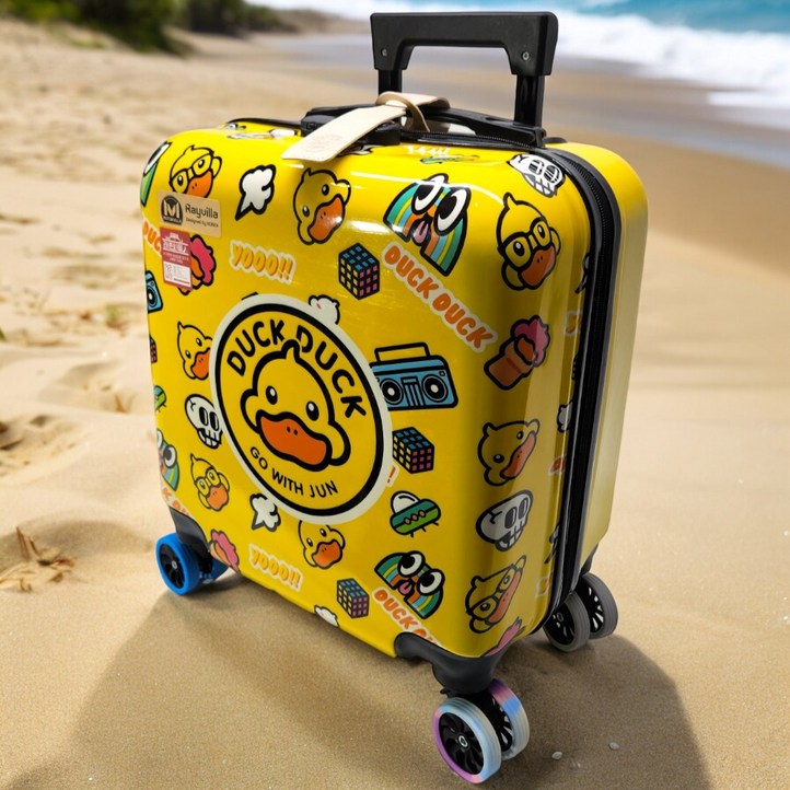 어린이 덕덕 18인치 기내용 캐리어 여행가방
