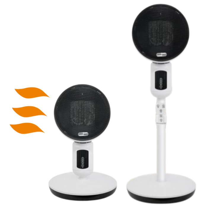 선풍기형 전기난로 올디렉 가정용 사무실 온풍기 PTC 히터 회전