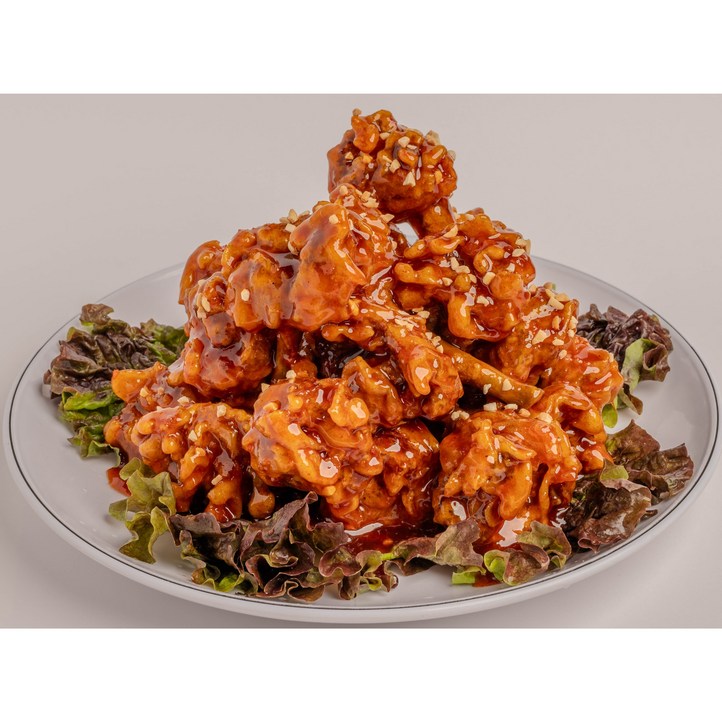 덕이오,겨자 양념 강정 오리날개,즉석조리식품,냉장.간식, 800g, 1개