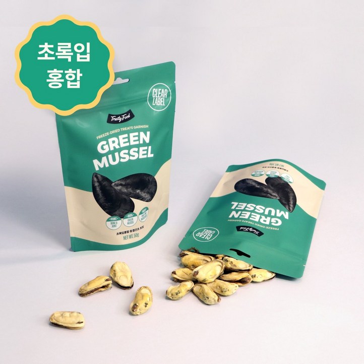 트러스티푸드 가니쉬 동결건조 초록입홍합 저칼로리 강아지 간식 트릿, 1개, 50g, 초록입홍합 트러스티푸드 가니쉬 동결건조 초록입홍합 저칼로리 강아지 간식 트릿, 1개, 50g, 초록입홍합