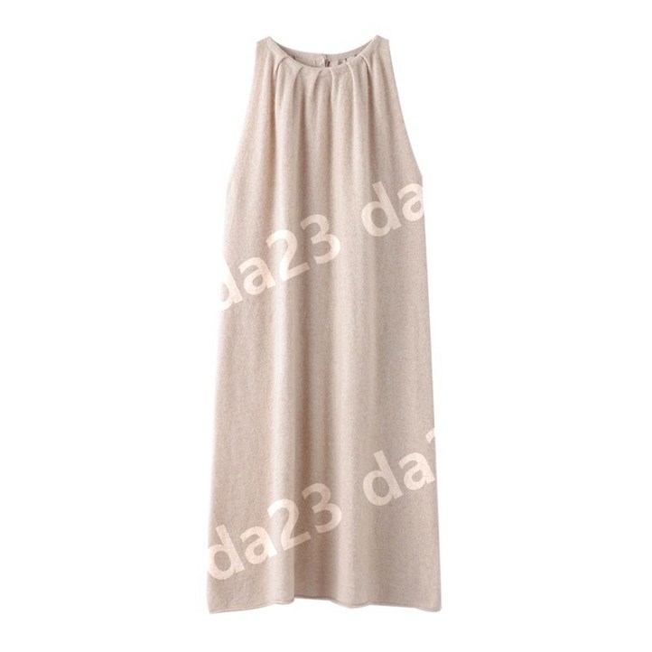 CASHMERE100 캐시미어 롱원피스 라운드넥 민소매 3종컬러 CASHMERE100 캐시미어 롱원피스 라운드넥 민소매 3종컬러