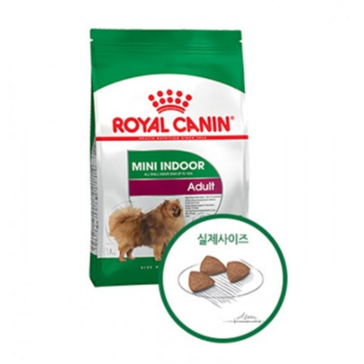 로얄캐닌 강아지사료 독 미니 인도어 어덜트 3kg, 단일상품, 단품, 본상품선택